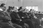 Stepinac s drugim optuženicima kojima je na montiranom sudskom postupku sudio komunistički režim 1946.